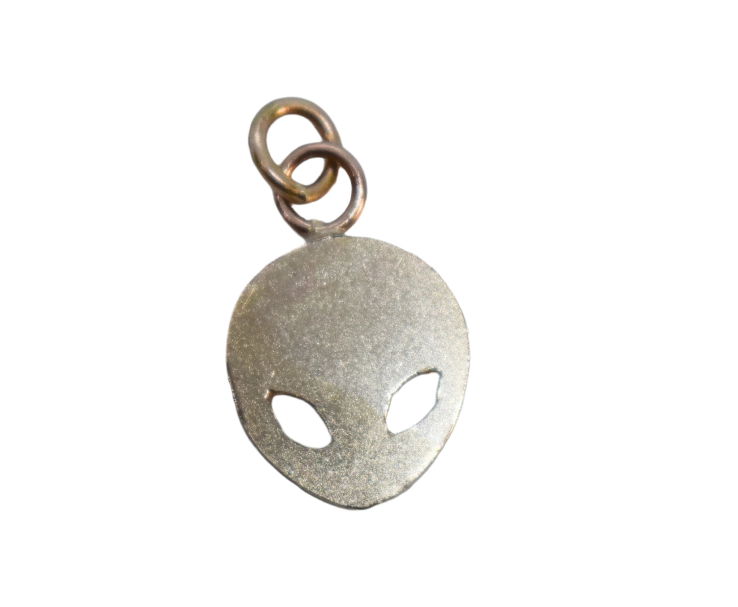 Handmade Solid 14k Gold Alien Pendant – Limited Edition
