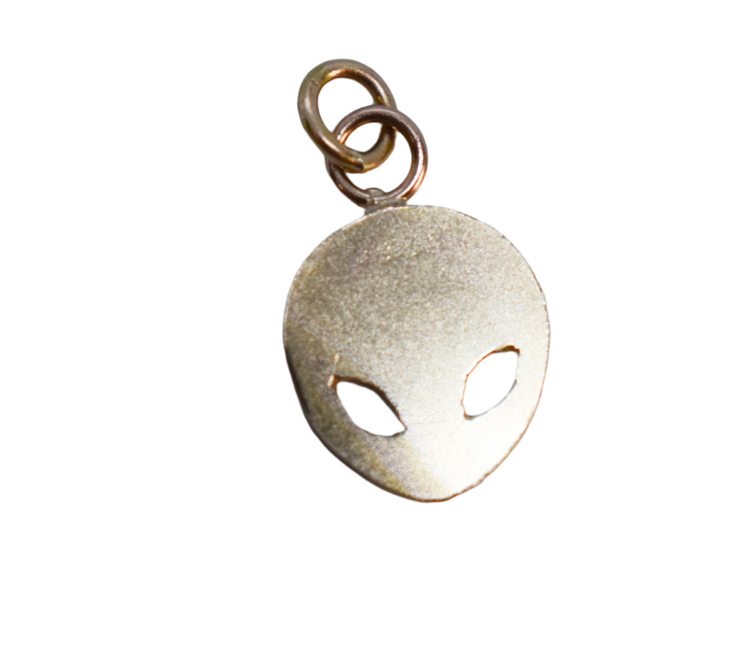 Handmade Solid 14k Gold Alien Pendant – Limited Edition