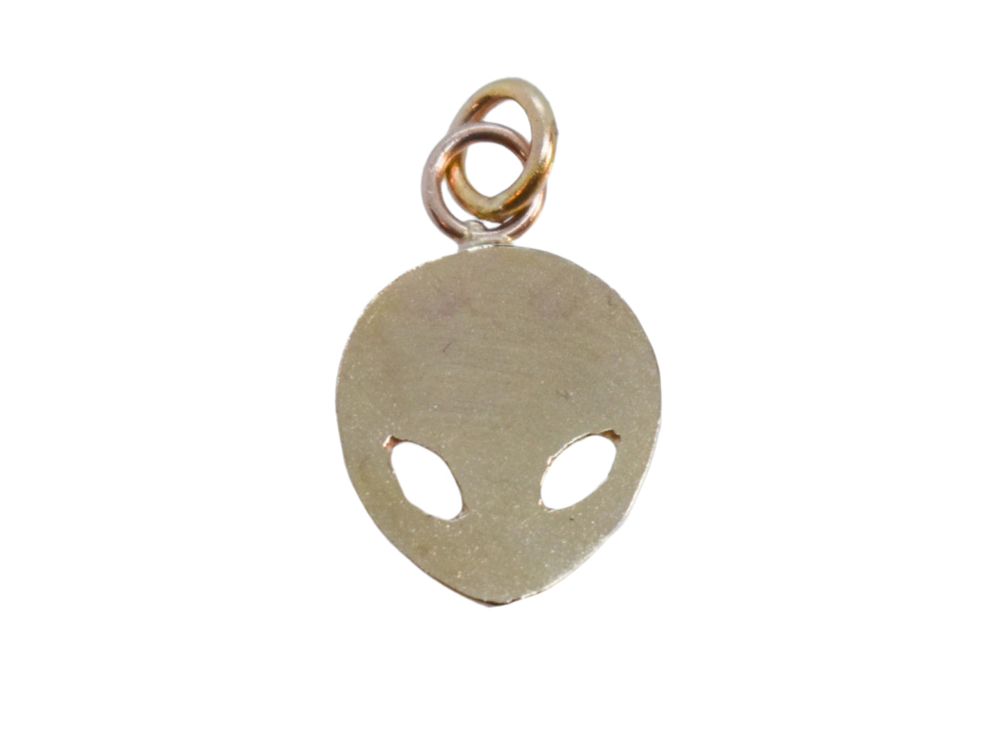 Handmade Solid 14k Gold Alien Pendant – Limited Edition