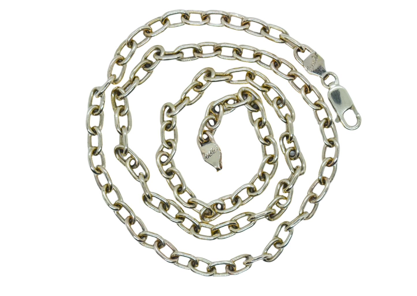 NEW Handmade 14k Solid Gold Oval Link Chain Necklace 21 1/4"