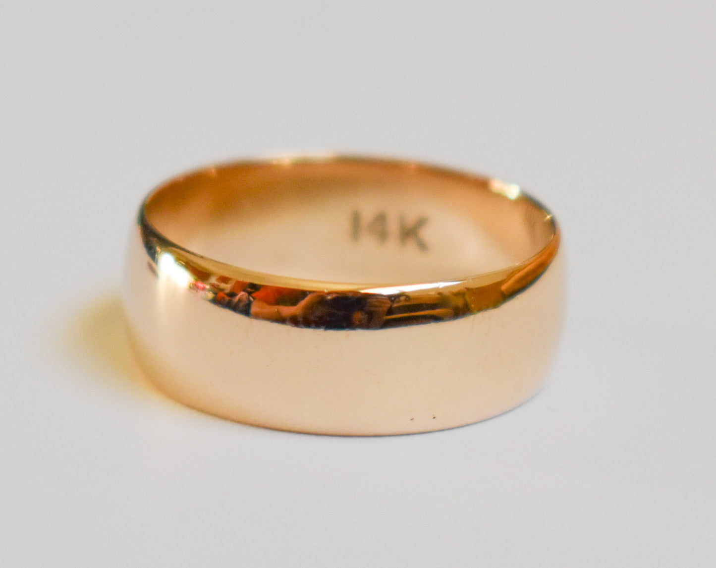 Vintage 14k Yellow Gold Band Ring Size 9