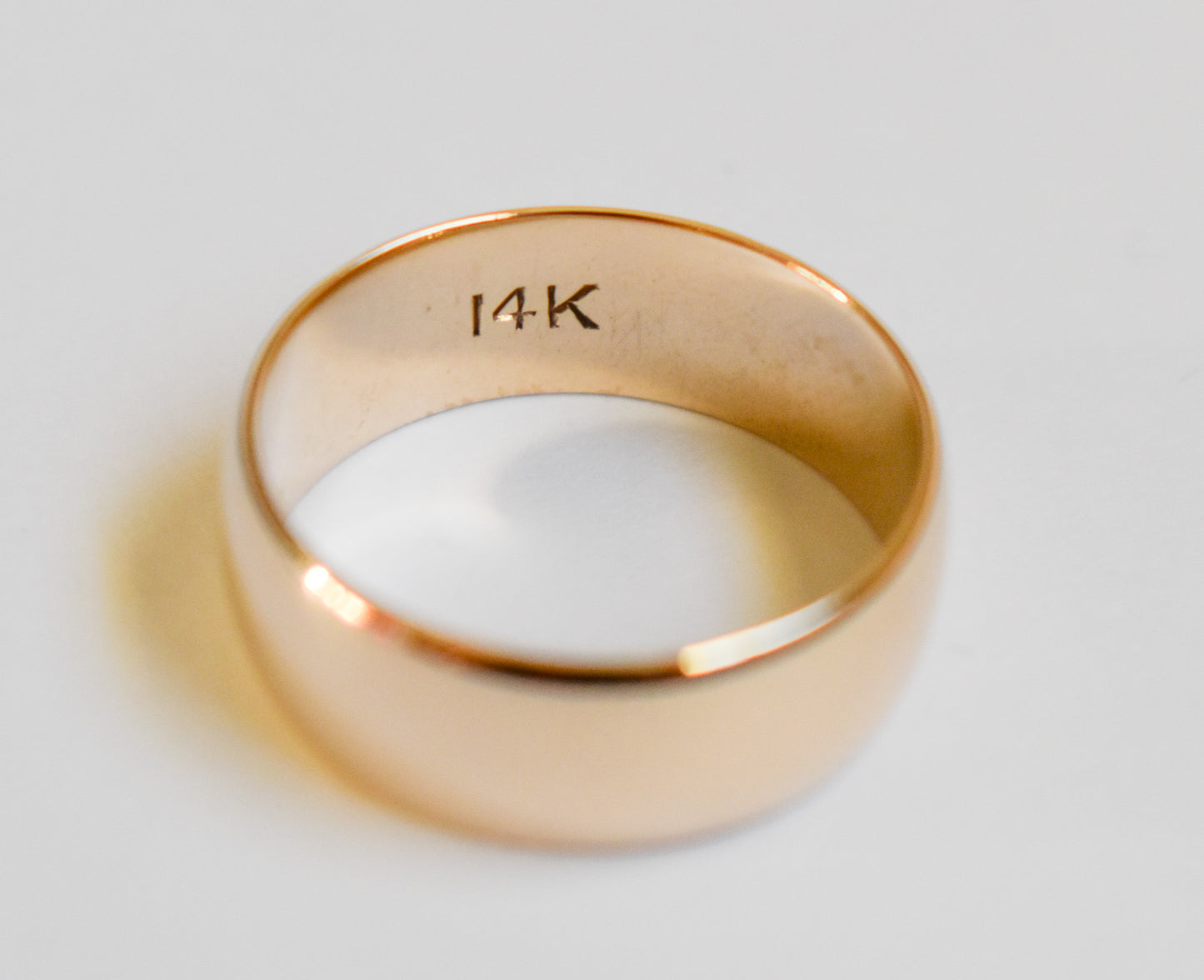 Vintage 14k Yellow Gold Band Ring Size 9