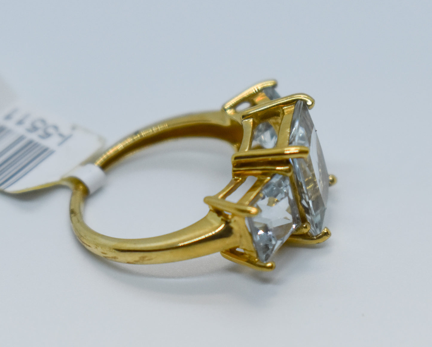 Vintage 14k Yellow Gold Aquamarine Ring Size 6