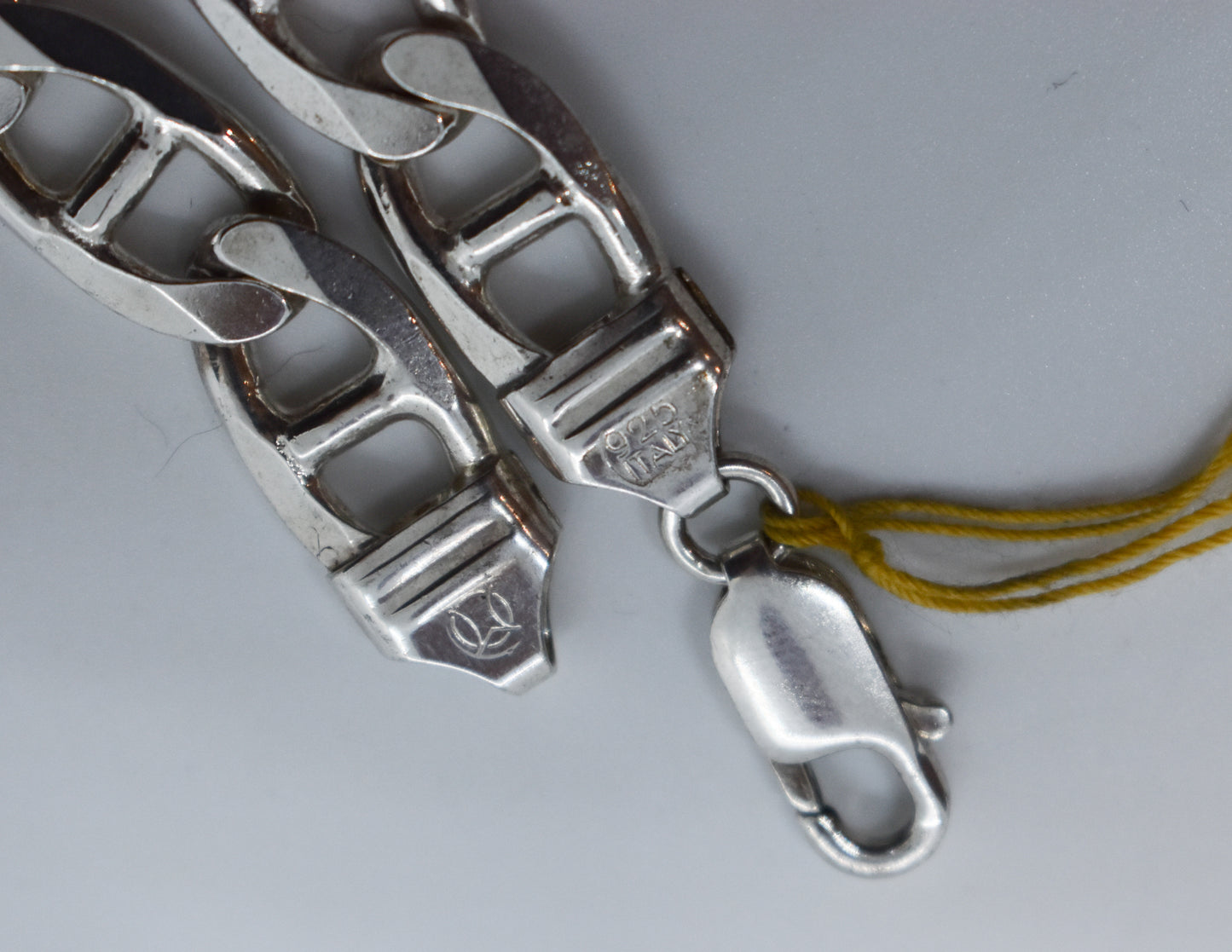 Vintage Sterling Silver Mariner Link Chain Bracelet