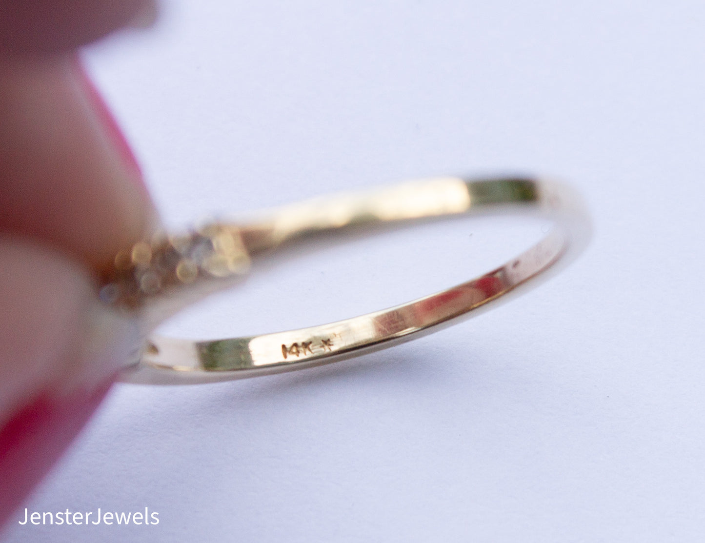 Vintage 14K Yellow Gold Diamond Ring (.23CTW) Size 6 1/4