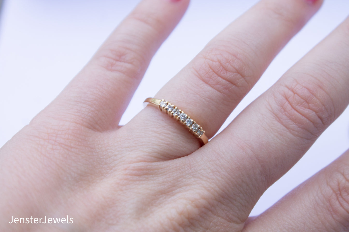 Vintage 14K Yellow Gold Diamond Ring (.23CTW) Size 6 1/4