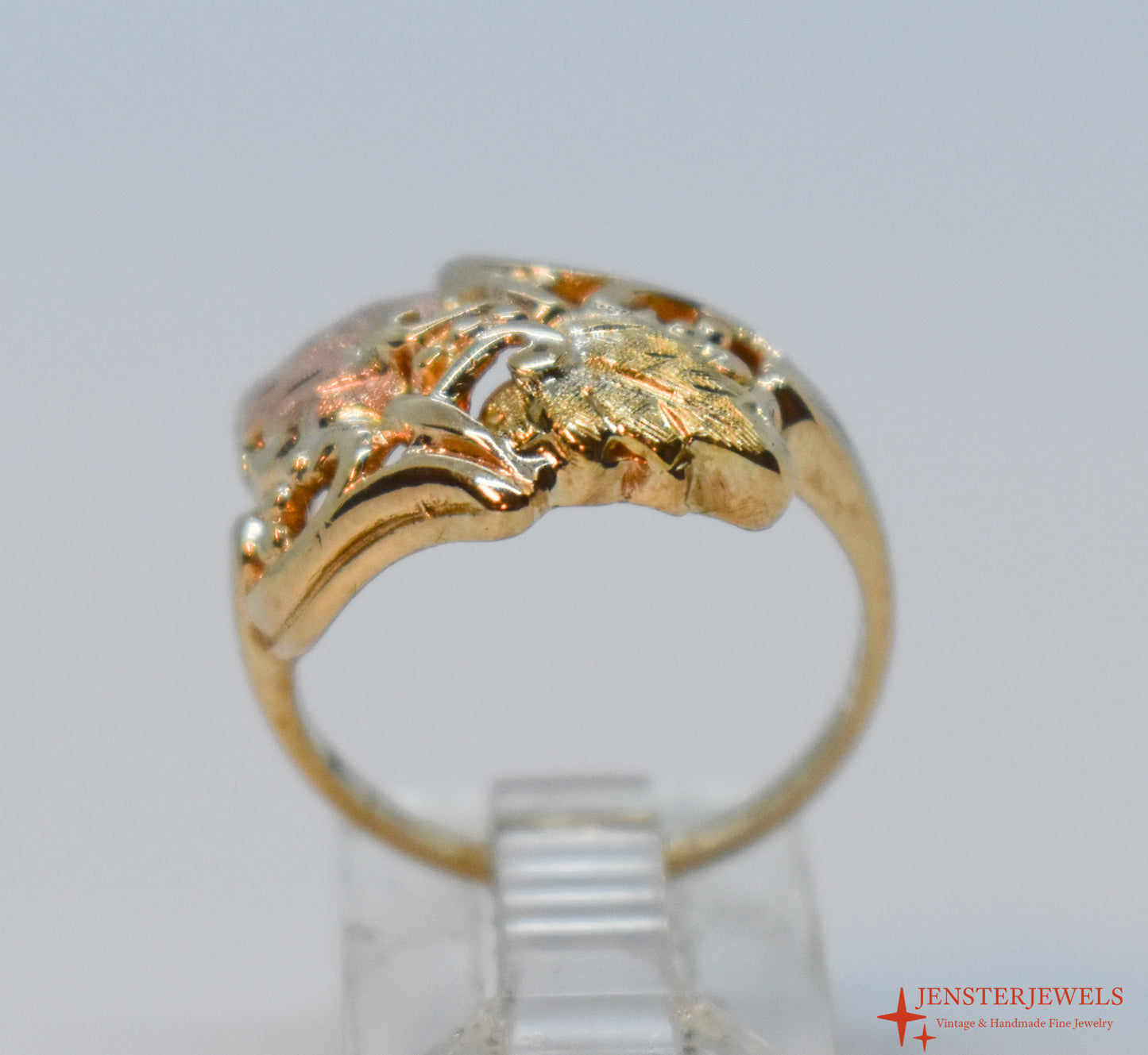 Vintage 10k Yellow Gold Black Hills Gold Ring Size 5