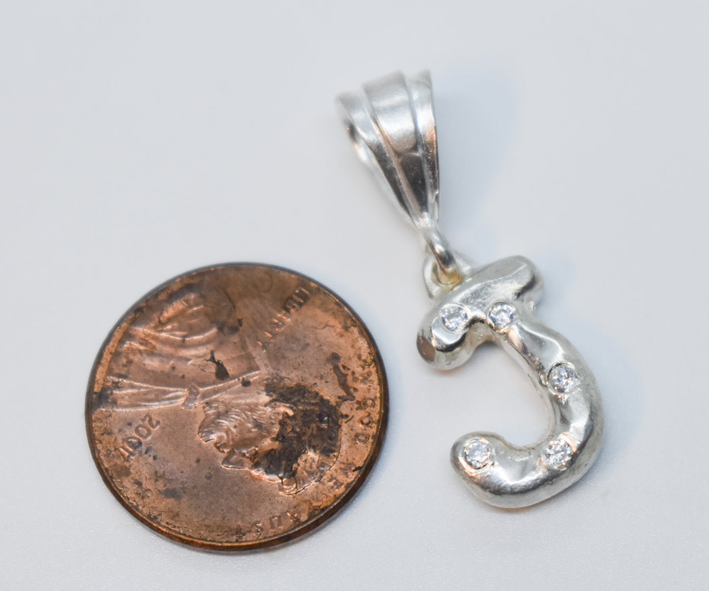 Handmade Sterling Silver Letter "J" Pendant – JensterJewels