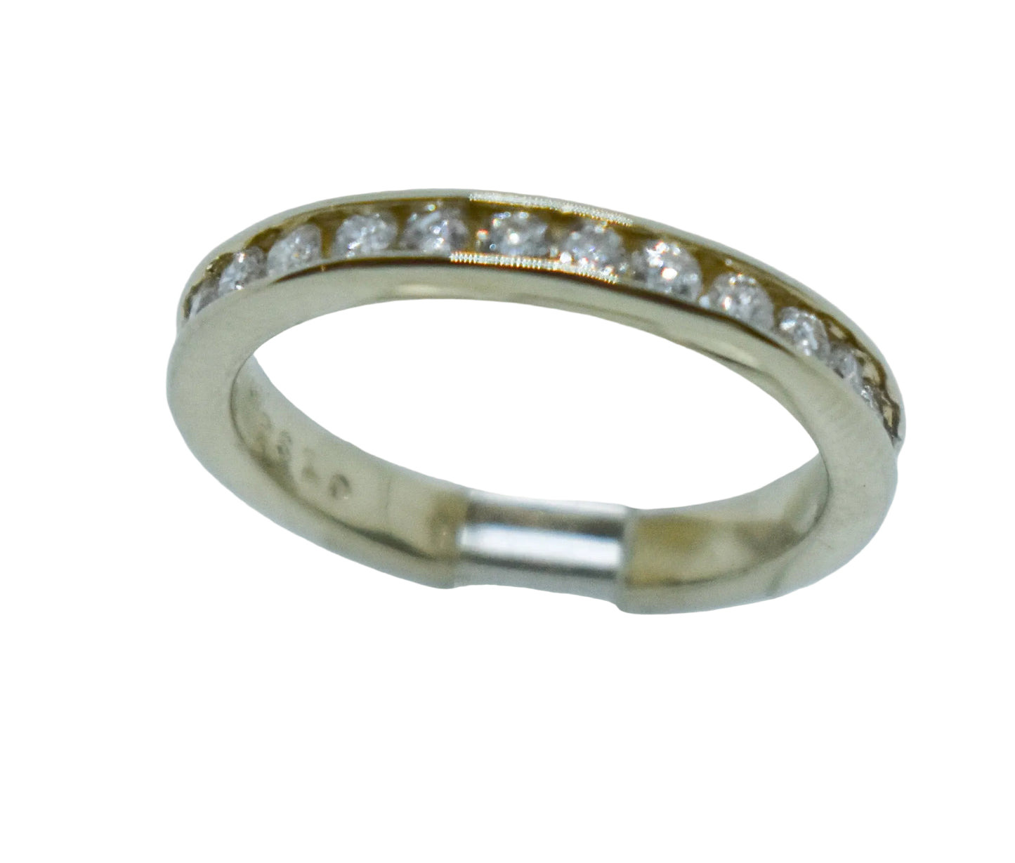 Vintage 14k Yellow Gold Diamond Band Size 6