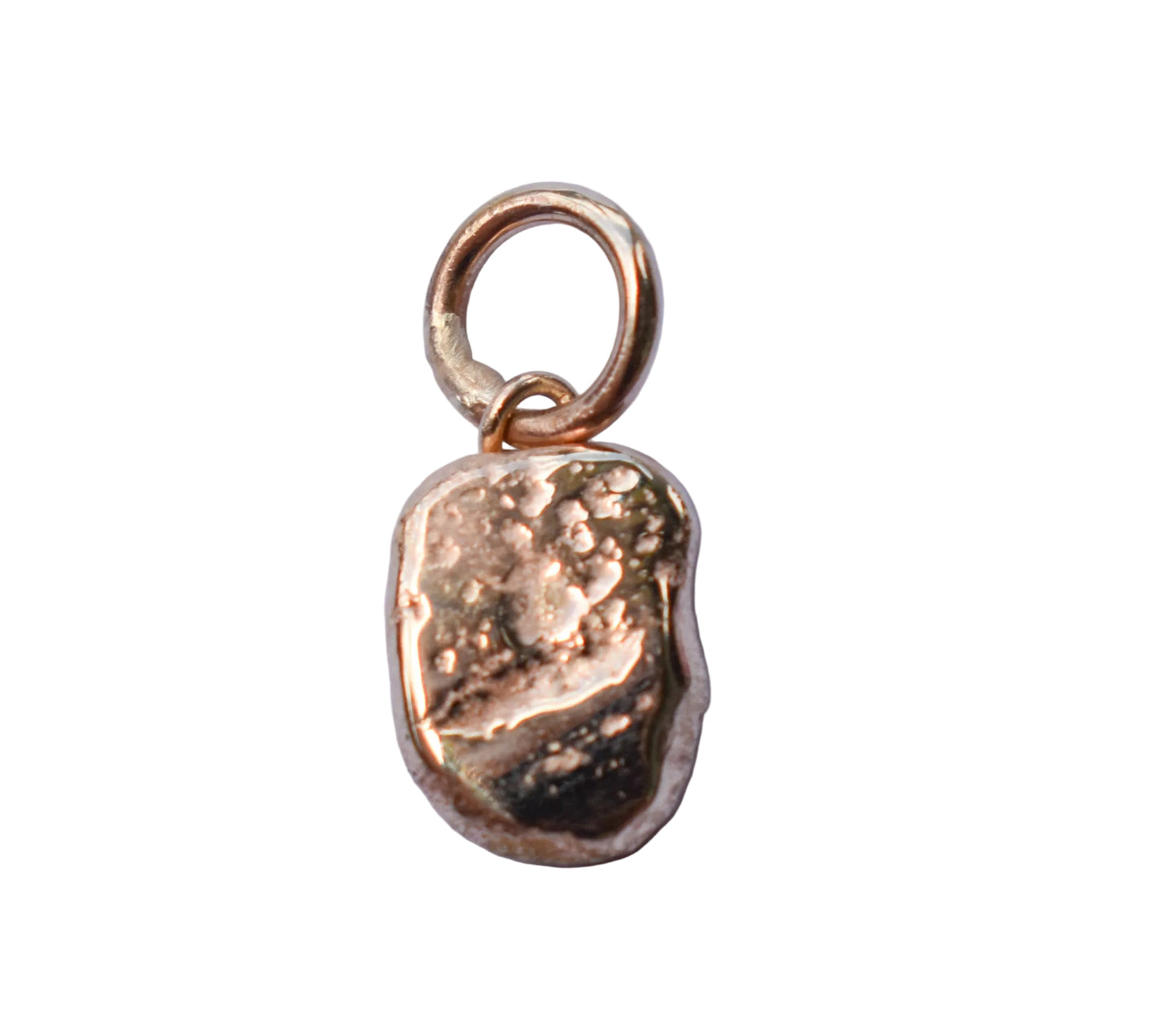 Handmade 14k Yellow Gold Organic Nugget Pendant / Charm – JensterJewels
