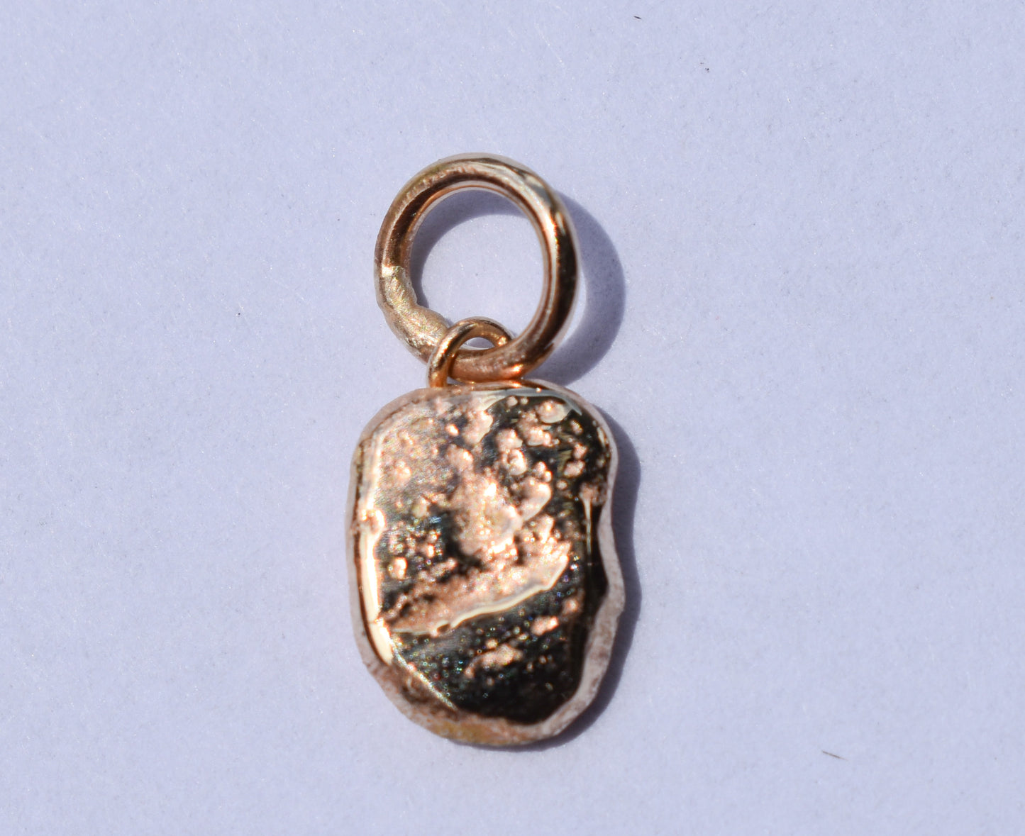 Handmade 14k Yellow Gold Organic Nugget Pendant / Charm – JensterJewels