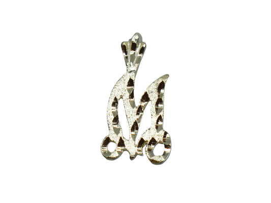 Vintage 14k Yellow Gold Letter “M” Pendant
