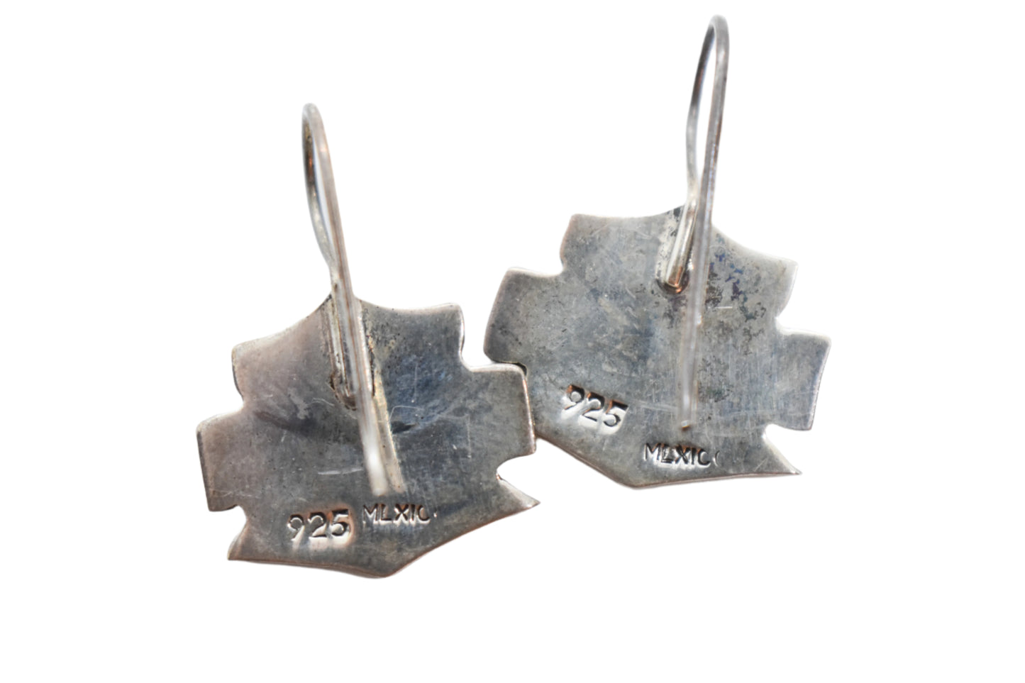 Vintage Sterling Silver Motor Harley-Davidson Cycles Earrings